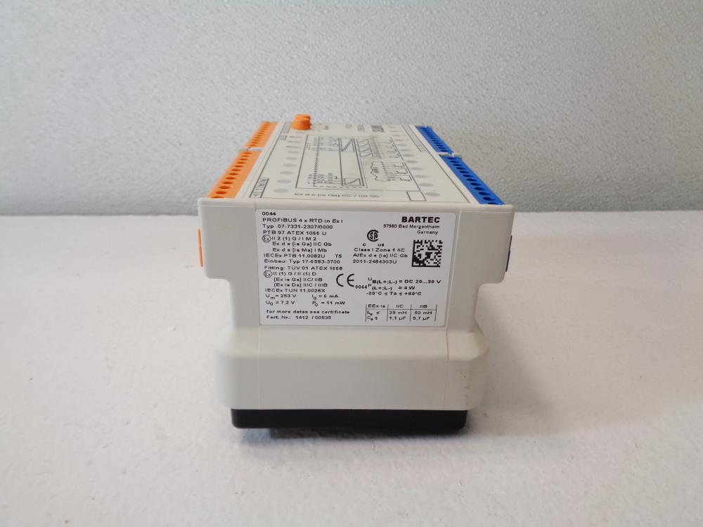 Bartec PROFIBUS 4 x RTD in Ex I, Type 07-7331-2307/0000